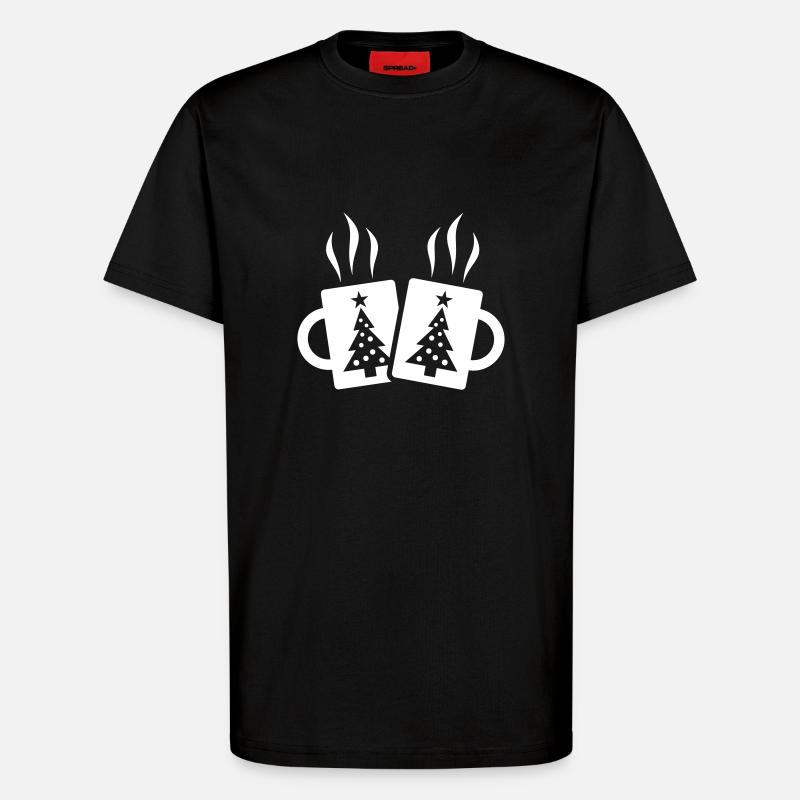 Weihnachtsmarkt - T-Shirt - made by SPREAD - SOLID BLACK