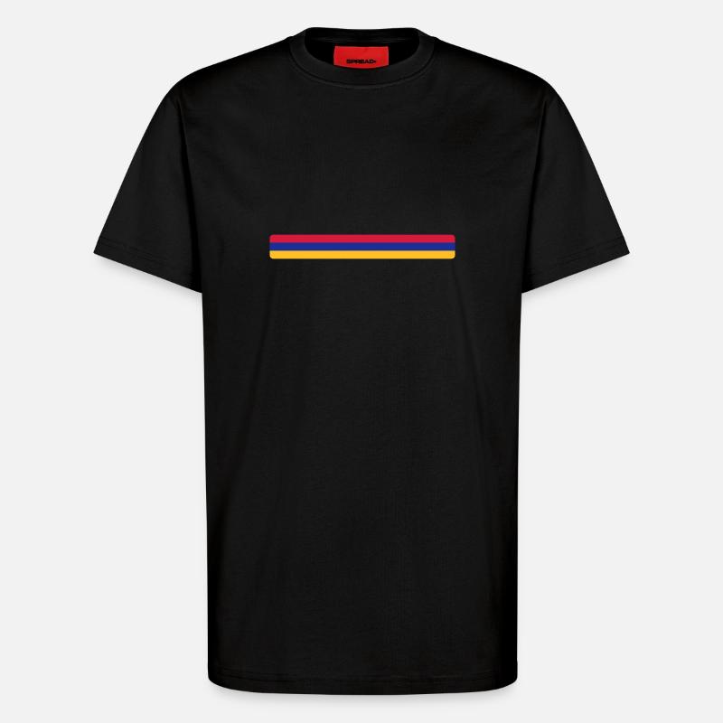 Armenien (V) - T-Shirt - made by SPREAD - SOLID BLACK