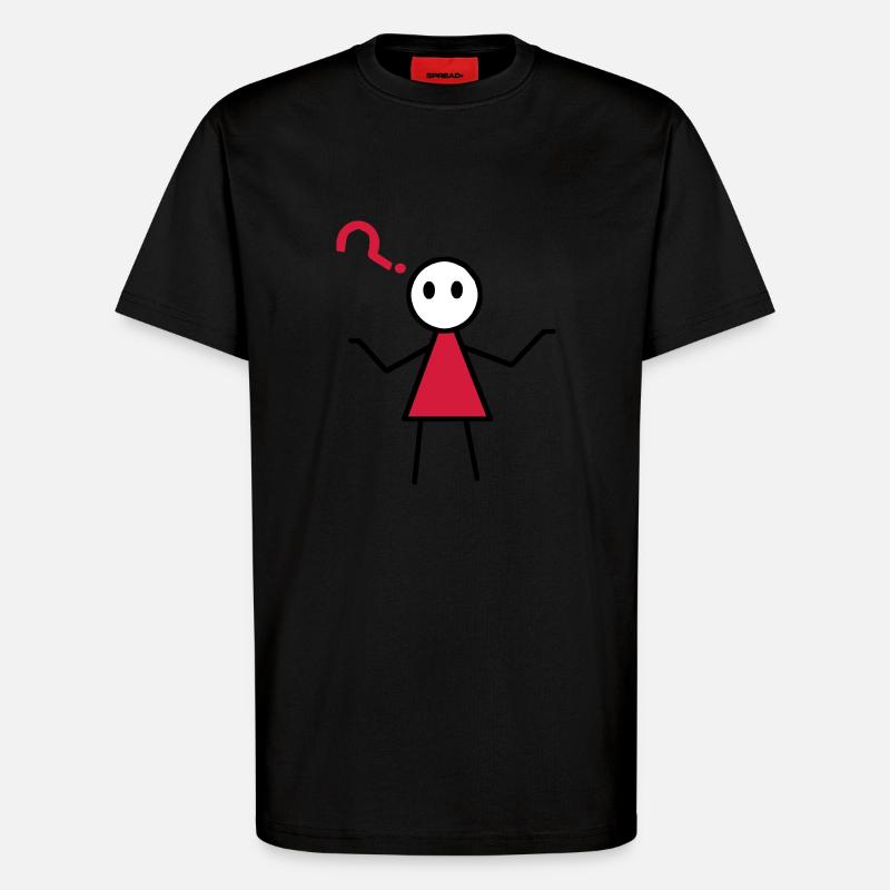 Hö?? by Seli - T-Shirt - made by SPREAD - SOLID BLACK