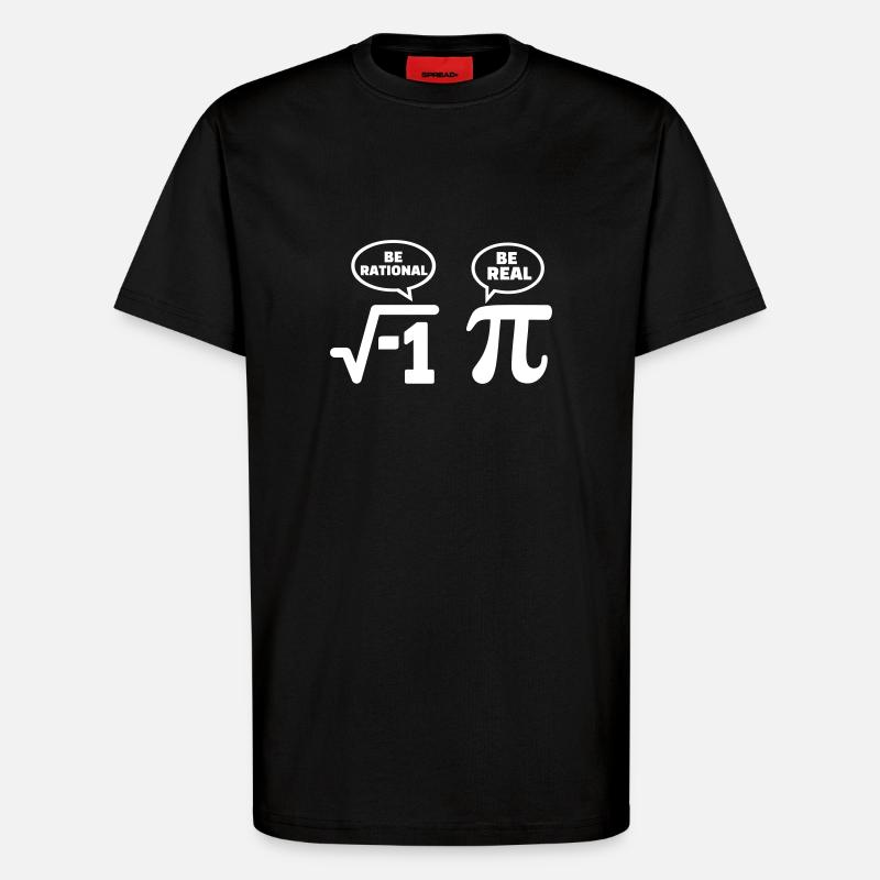 Mathe Nerd - T-Shirt - made by SPREAD - SOLID BLACK