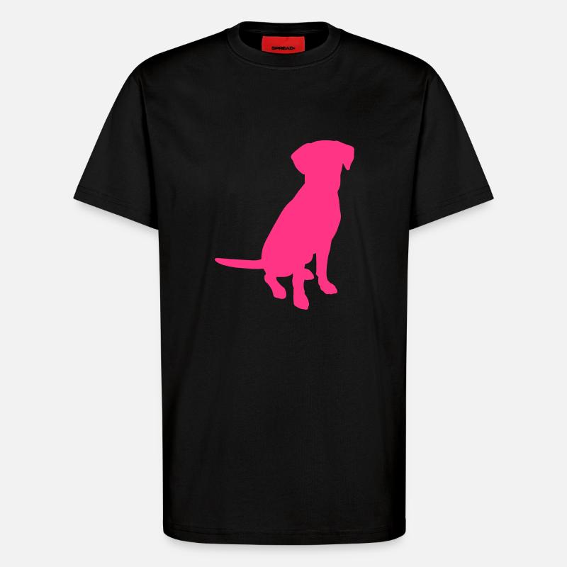 Labrador - T-Shirt - made by SPREAD - SOLID BLACK