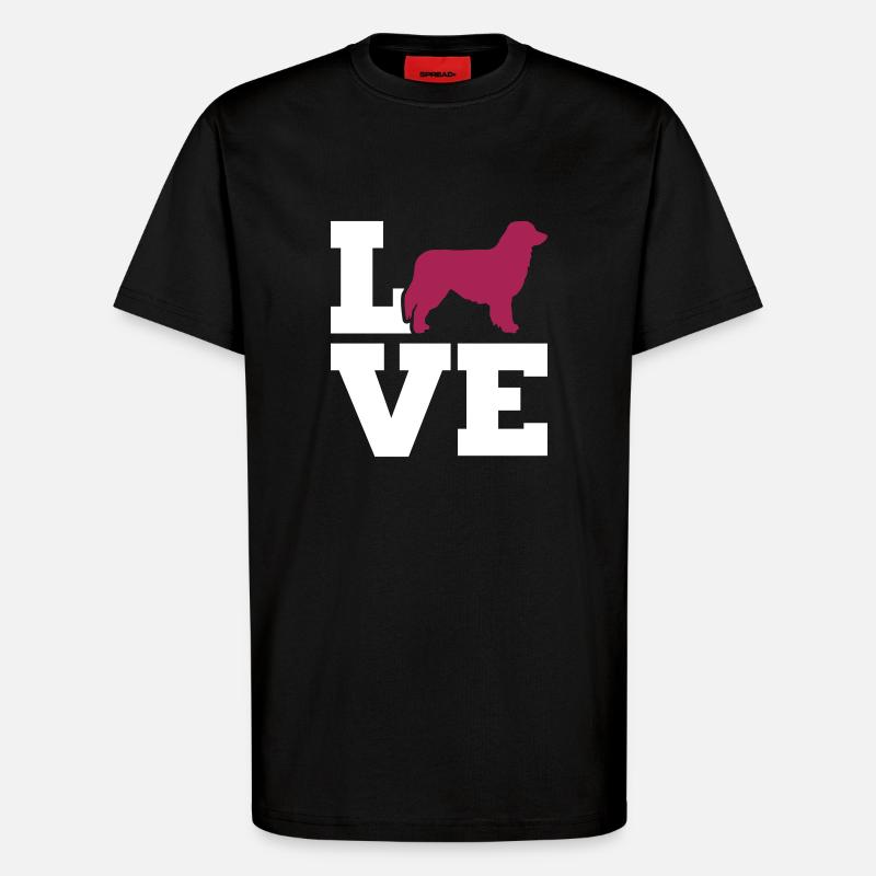Australian Shepherd - T-Shirt - made by SPREAD - SOLID BLACK