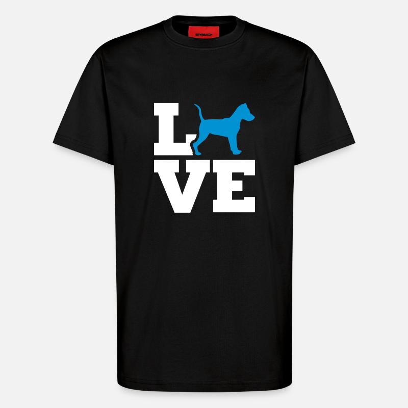 Pinscher nain - T-shirt bio décontracté fabriqué en UE - SOLID BLACK