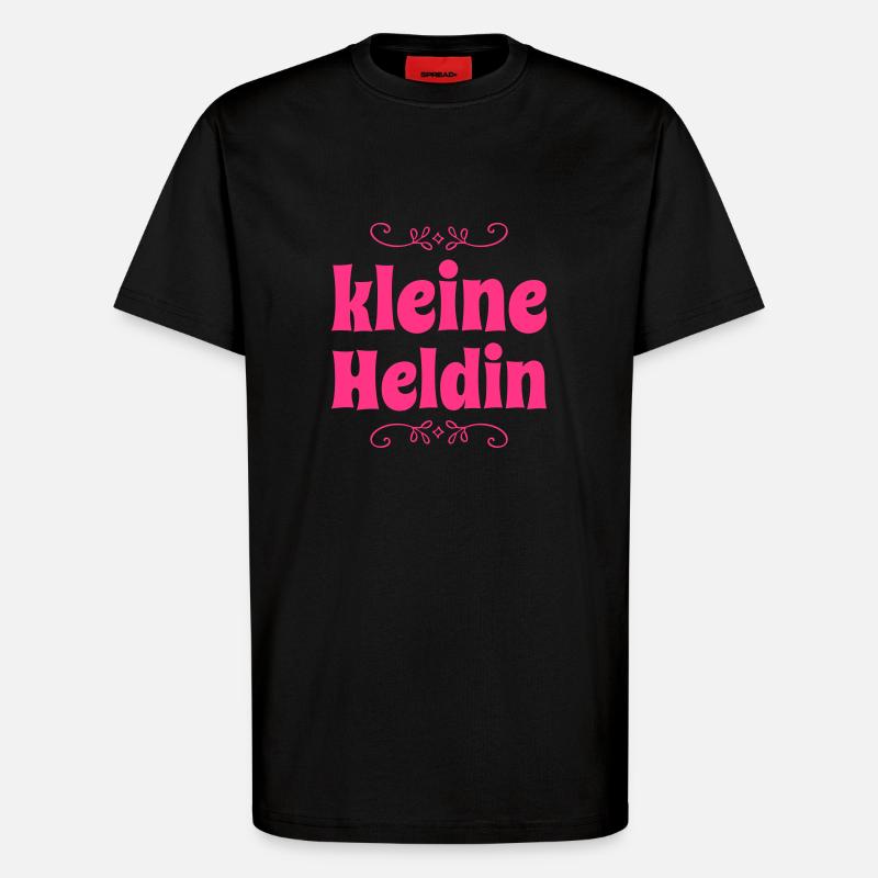 Kleine Heldin - T-Shirt - made by SPREAD - SOLID BLACK