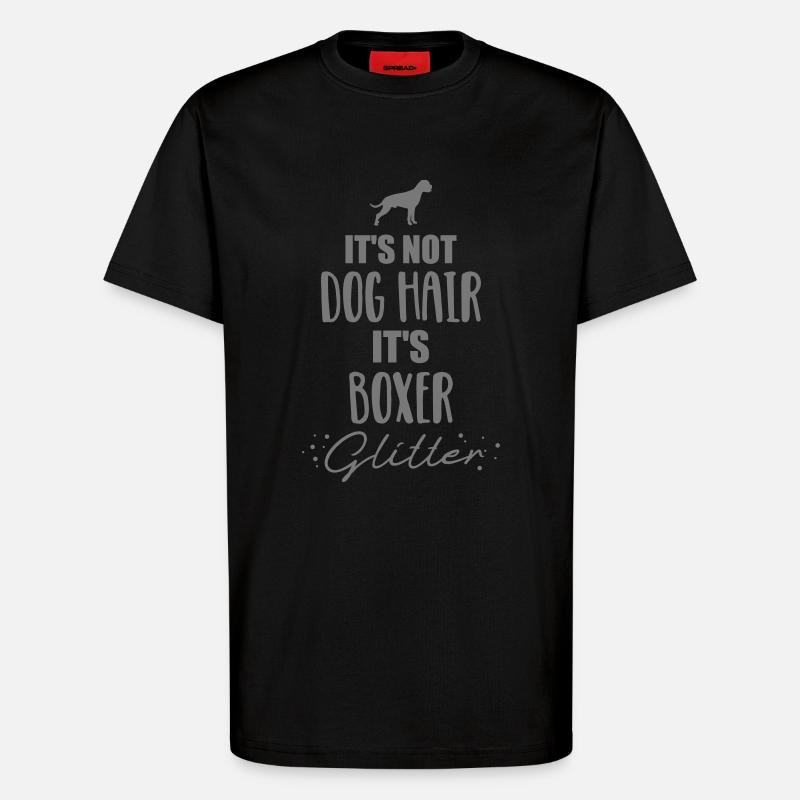 Boxer - T-Shirt - made by SPREAD - SOLID BLACK