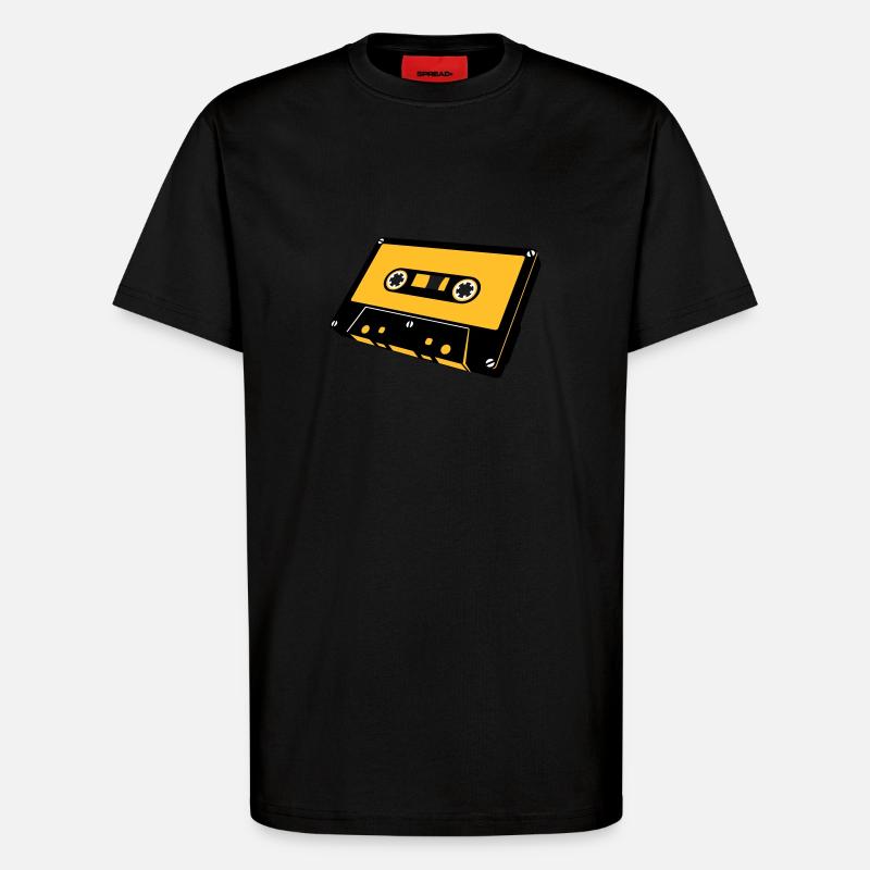 Bande - T-shirt bio décontracté fabriqué en UE - SOLID BLACK