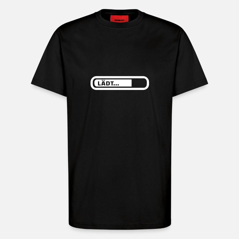 Loading - T-Shirt - made by SPREAD - SOLID BLACK