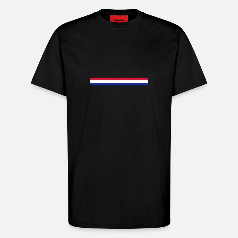 Pays-Bas - T-Shirt - made by SPREAD - SOLID BLACK