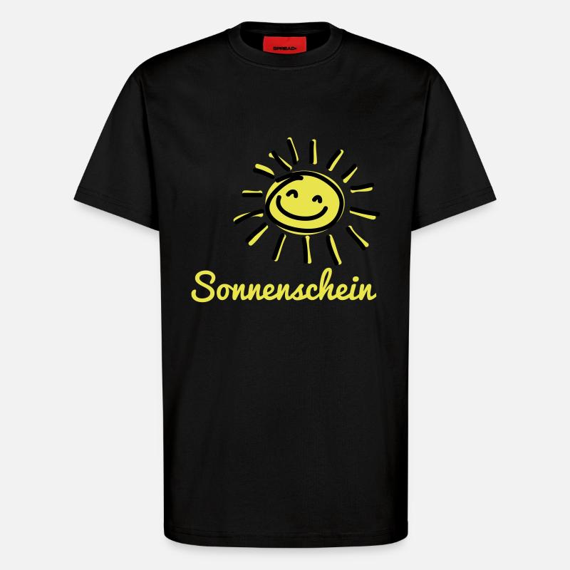 Sonnenschein - T-Shirt - made by SPREAD - SOLID BLACK