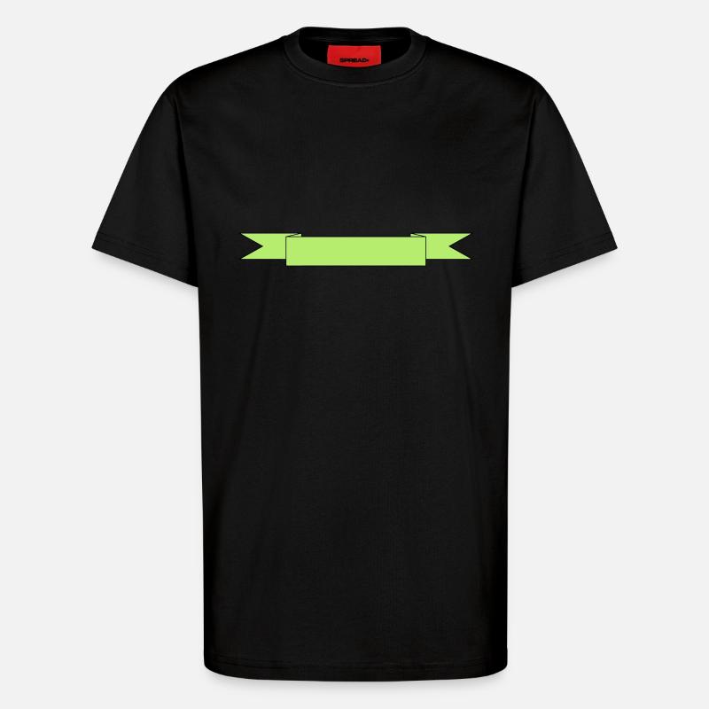 Spruchband - T-Shirt - made by SPREAD - SOLID BLACK