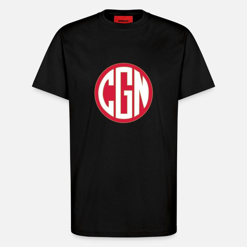 CGN 7 - T-Shirt - made by SPREAD - SOLID BLACK