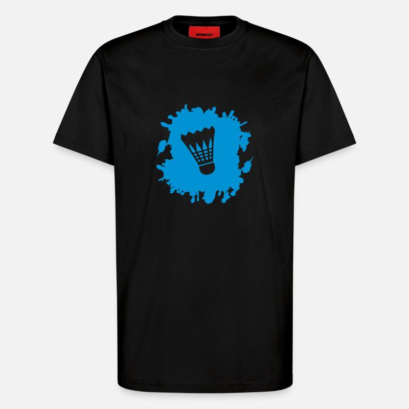 federball klecks - T-Shirt - made by SPREAD - SOLID BLACK