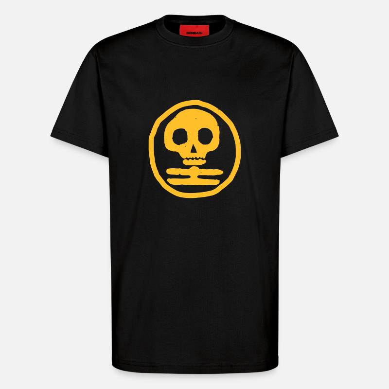 Mort blanche Finlande - T-shirt bio décontracté fabriqué en UE - SOLID BLACK