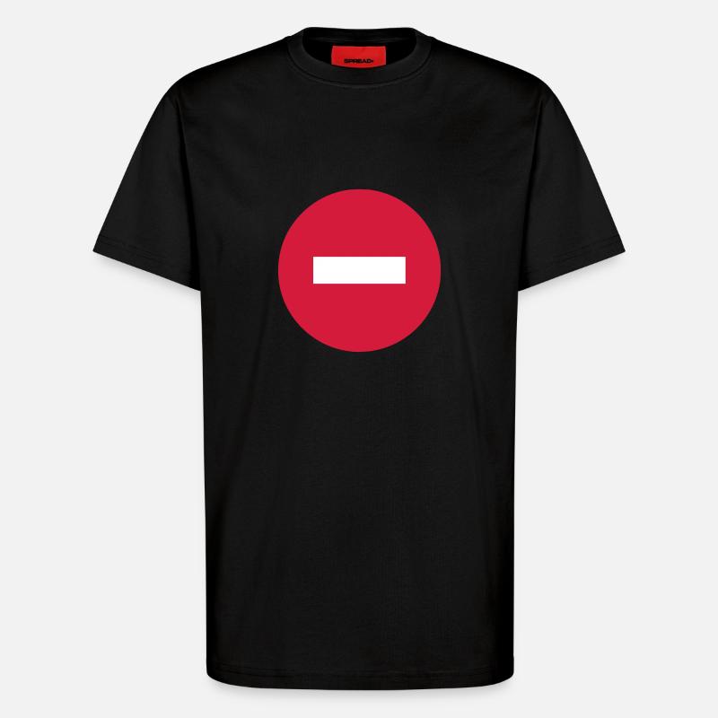 minus2 - T-Shirt - made by SPREAD - SOLID BLACK