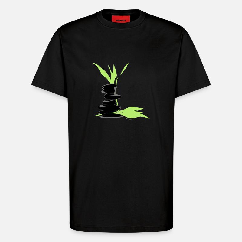 Wellness - T-Shirt - made by SPREAD - SOLID BLACK