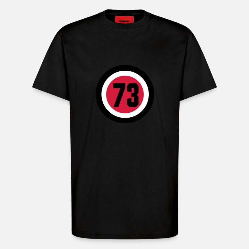 73_vec_3 - T-Shirt - made by SPREAD - SOLID BLACK