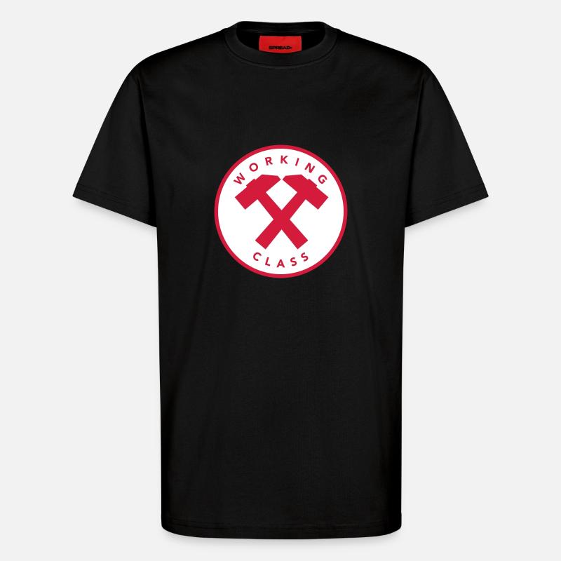 Arbeiterklasse - T-Shirt - made by SPREAD - SOLID BLACK