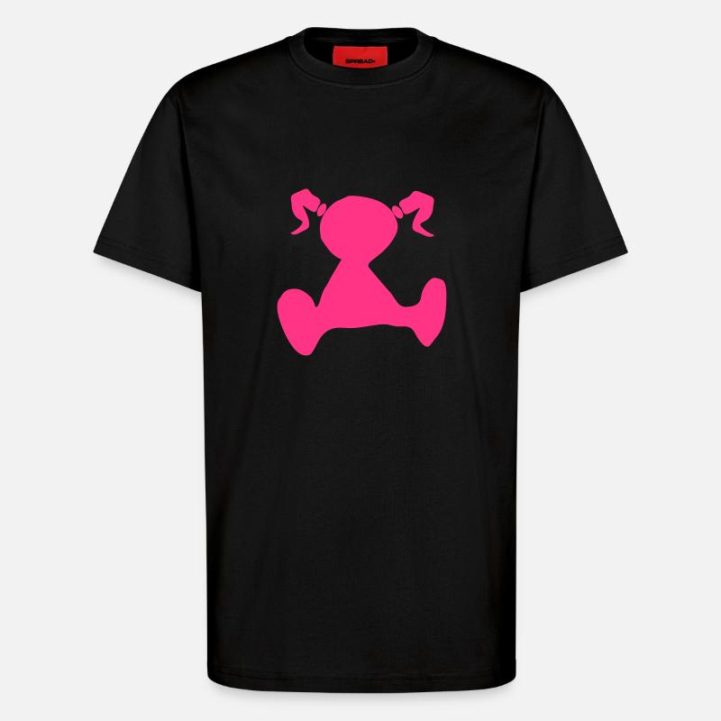 Lausderndl - T-Shirt - made by SPREAD - SOLID BLACK