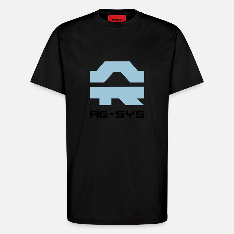 ag systems - T-Shirt - made by SPREAD - SOLID BLACK