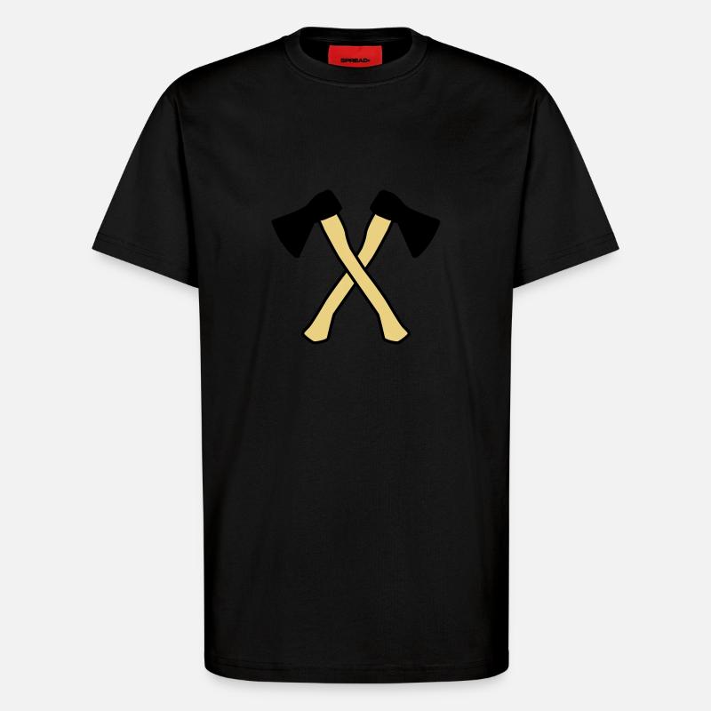 aexte icon - T-Shirt - made by SPREAD - SOLID BLACK