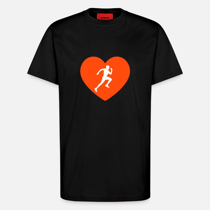 J’adore courir - T-shirt bio décontracté fabriqué en UE - SOLID BLACK