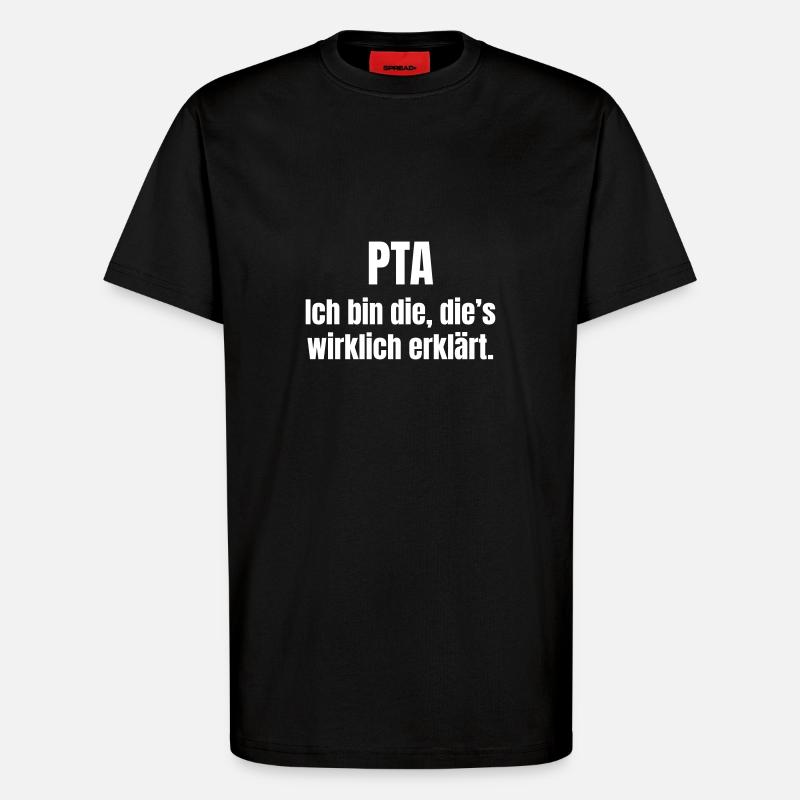 PTA - T-Shirt - made by SPREAD - SOLID BLACK