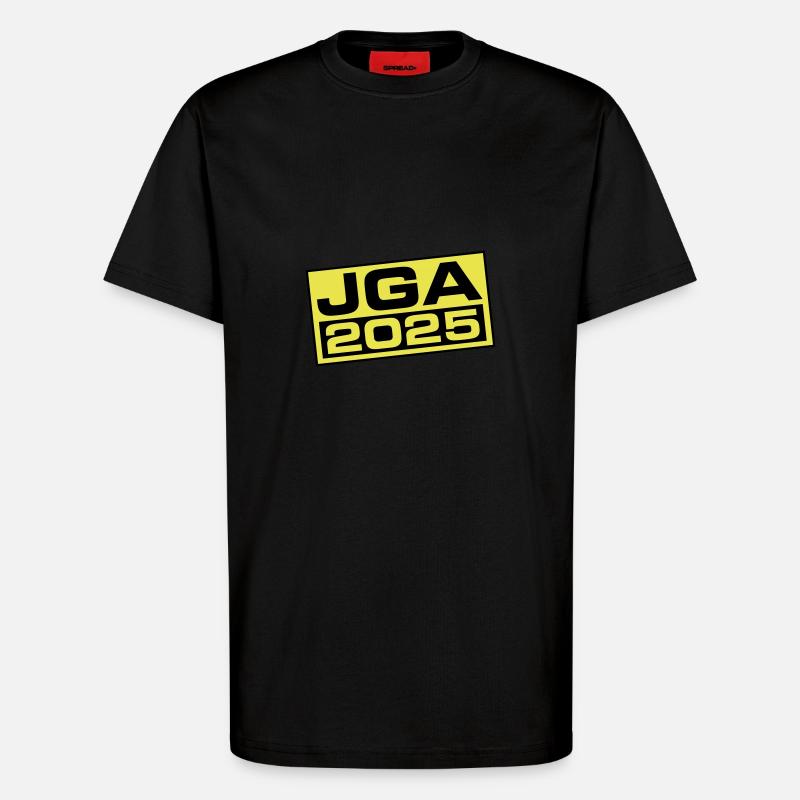 Jga 2025 - T-Shirt - made by SPREAD - SOLID BLACK