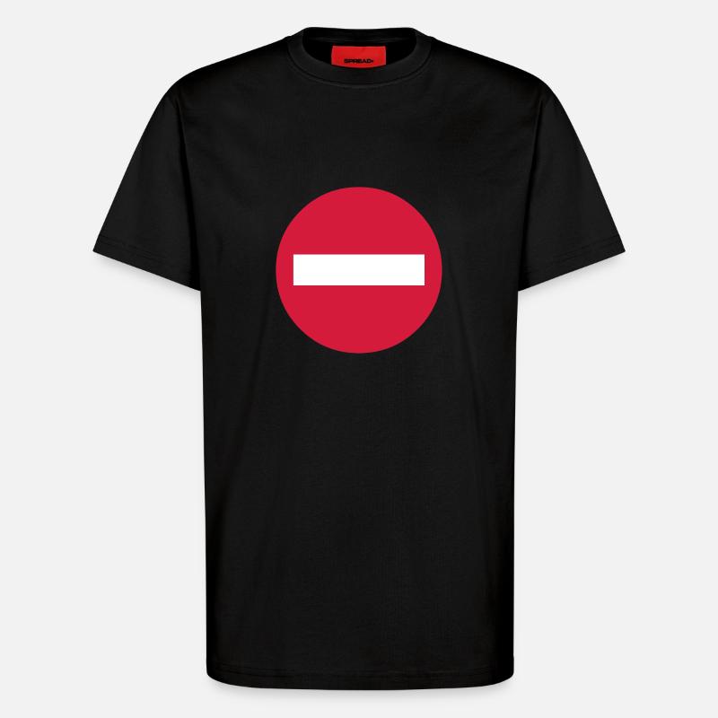 Verboten (V) - T-Shirt - made by SPREAD - SOLID BLACK