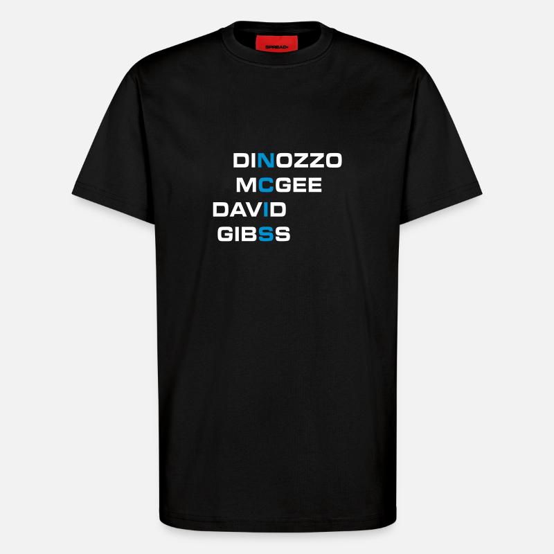 NCIS Agenten Team - T-Shirt - made by SPREAD - SOLID BLACK