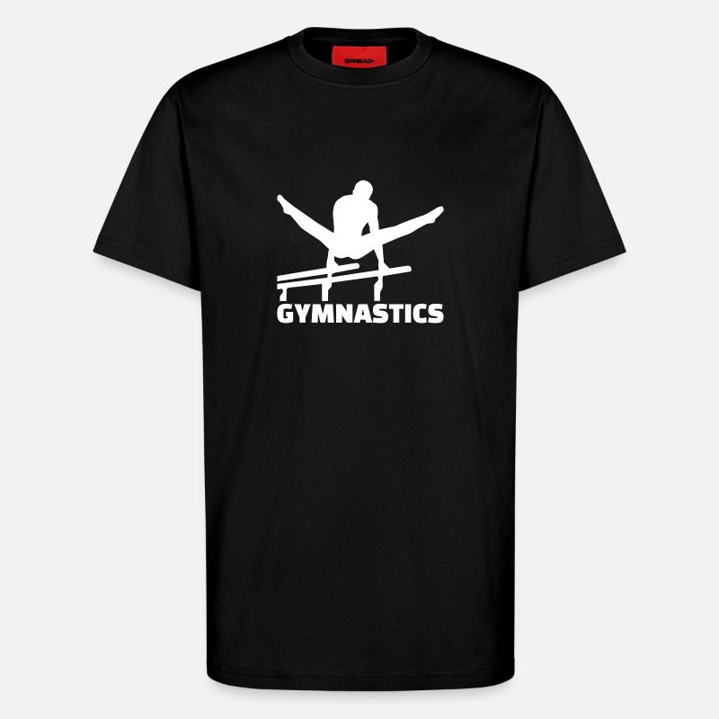 Turnen - T-Shirt - made by SPREAD - SOLID BLACK