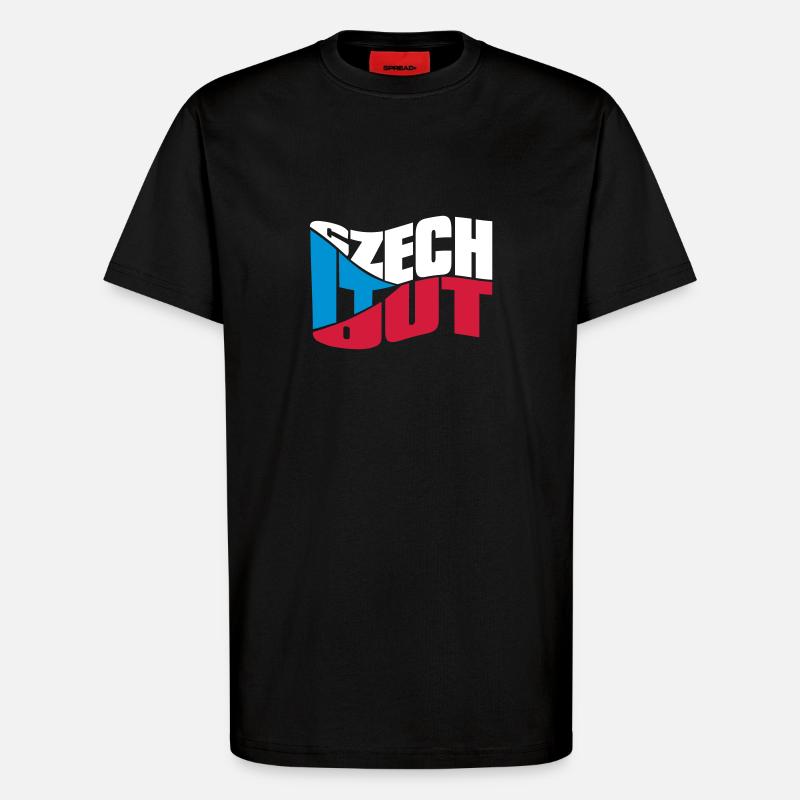 chech - T-shirt bio décontracté fabriqué en UE - SOLID BLACK