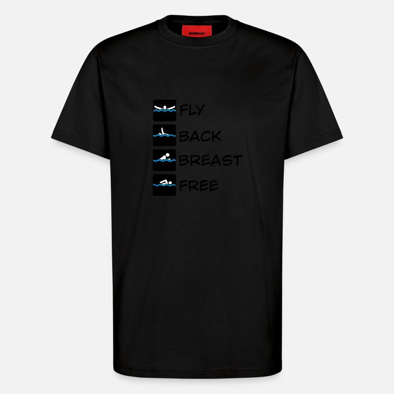 medleycorrected - T-Shirt - made by SPREAD - SOLID BLACK