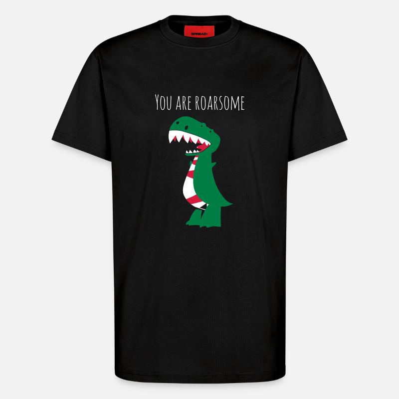 Trex Spruch - T-Shirt - made by SPREAD - SOLID BLACK