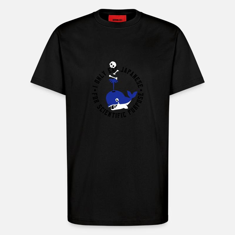 Eat Japanese - T-Shirt - made by SPREAD - SOLID BLACK