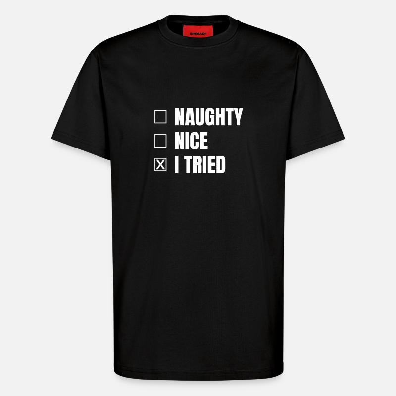 Noël - T-shirt bio décontracté fabriqué en UE - SOLID BLACK
