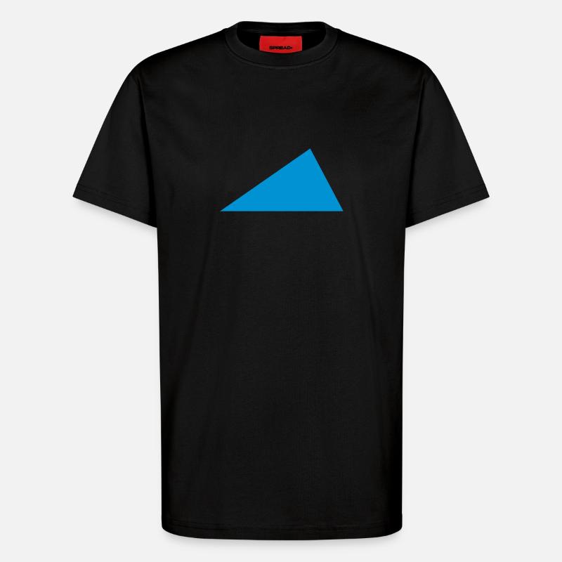 Triangle - T-Shirt - made by SPREAD - SOLID BLACK