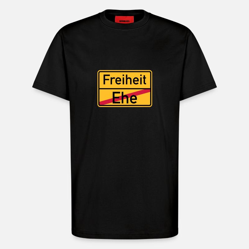 Scheidung - T-Shirt - made by SPREAD - SOLID BLACK