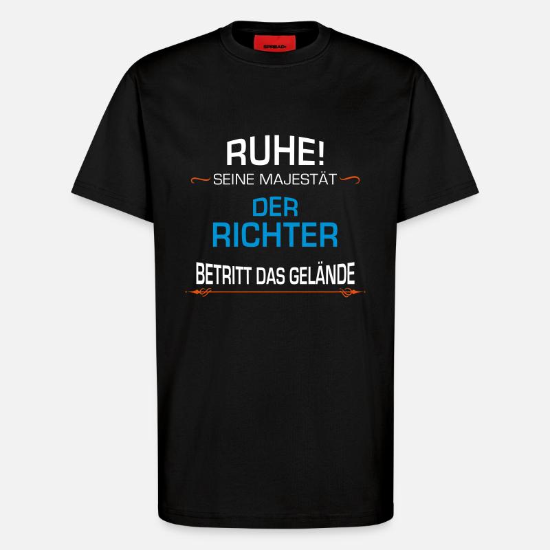 Richter Beruf - T-Shirt - made by SPREAD - SOLID BLACK