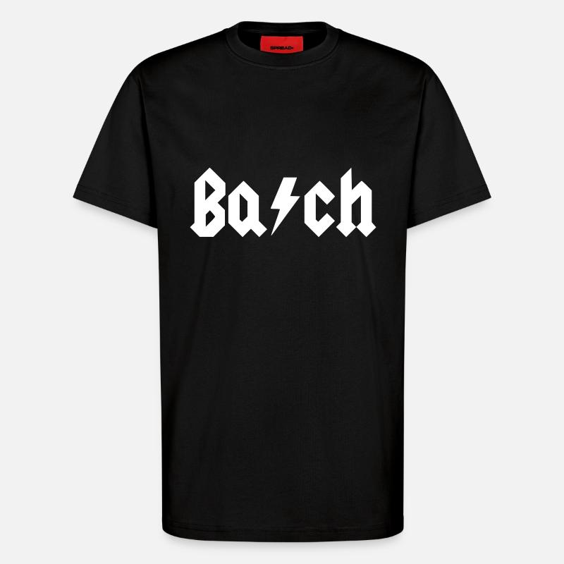 BACH! Geschenk Idee - T-Shirt - made by SPREAD - SOLID BLACK