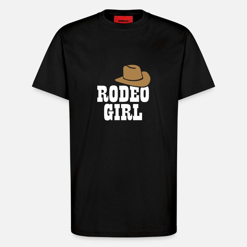 Rodeo - T-Shirt - made by SPREAD - SOLID BLACK