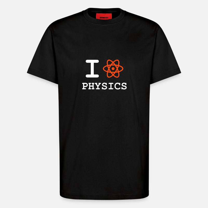 Ich liebe Physik! - T-Shirt - made by SPREAD - SOLID BLACK