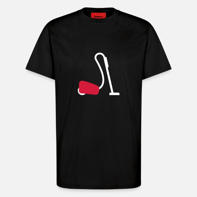 Staubsauger - T-Shirt - made by SPREAD - SOLID BLACK