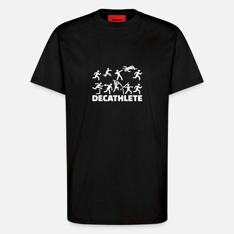 Zehnkampf - T-Shirt - made by SPREAD - SOLID BLACK
