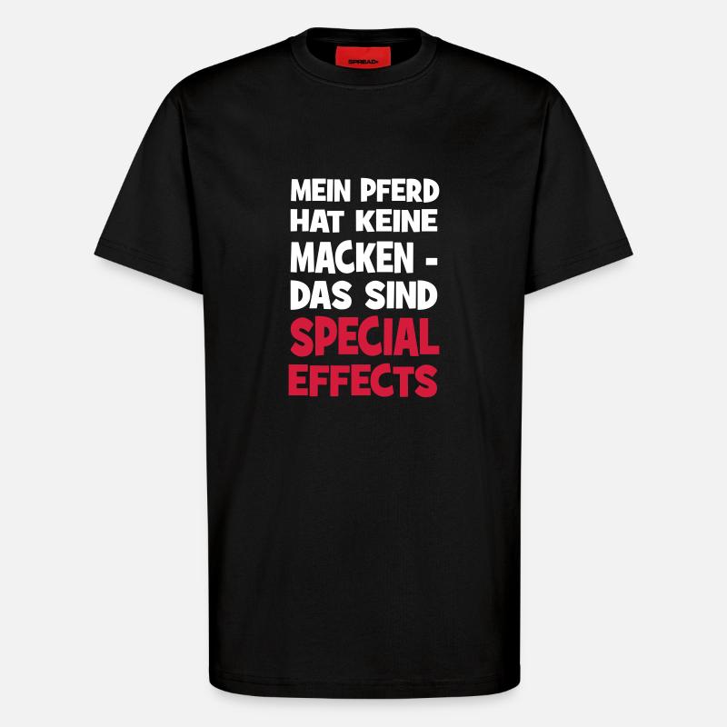 Special EffectsPferd - T-Shirt - made by SPREAD - SOLID BLACK