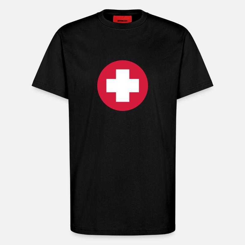 Kreuz - T-Shirt - made by SPREAD - SOLID BLACK