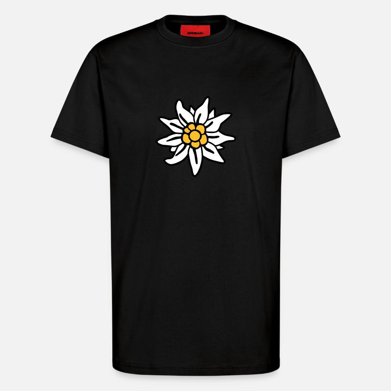Bière de l’Edelweiss - - Wiesn - T-shirt bio décontracté fabriqué en UE - SOLID BLACK