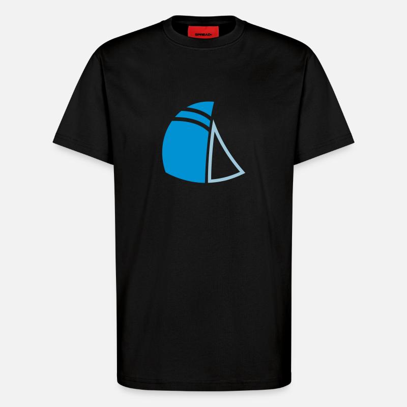 Segeln - T-Shirt - made by SPREAD - SOLID BLACK