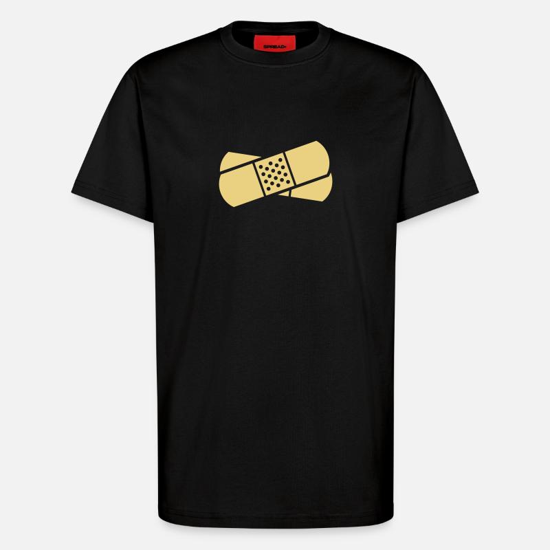 Pflaster - T-Shirt - made by SPREAD - SOLID BLACK