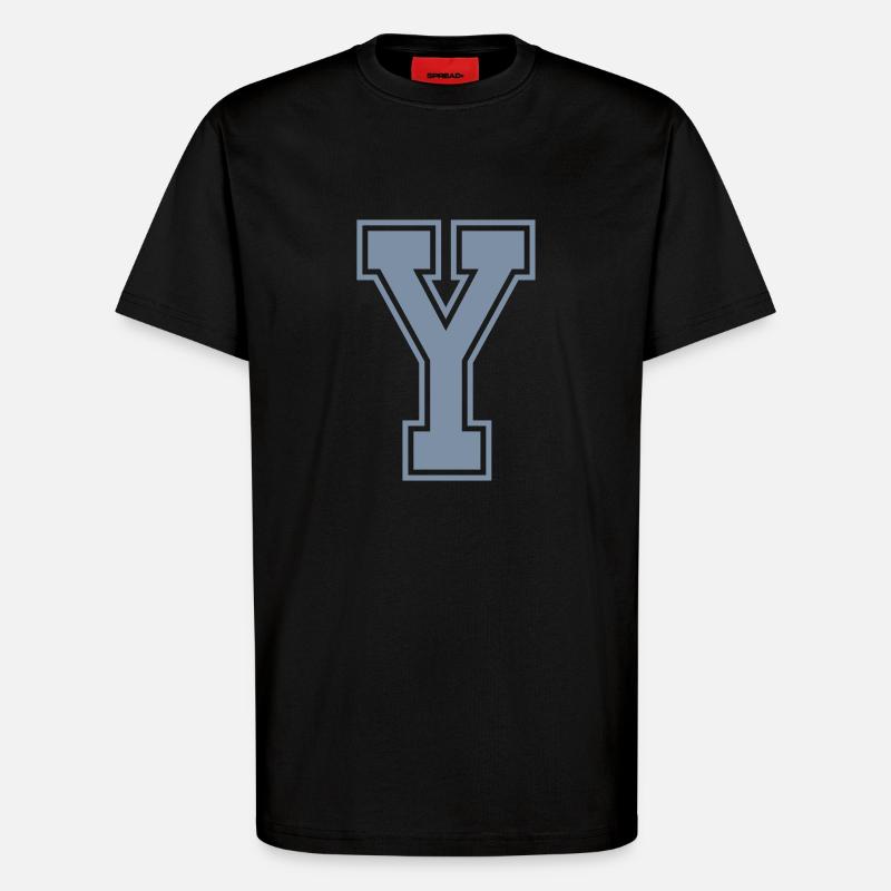 Buchstabe Y - T-Shirt - made by SPREAD - SOLID BLACK