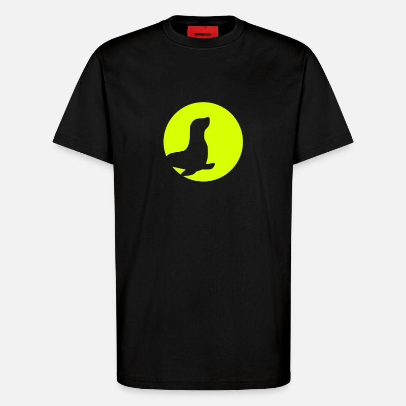 Robbe - T-Shirt - made by SPREAD - SOLID BLACK